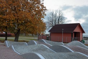 Ventspils waves at day