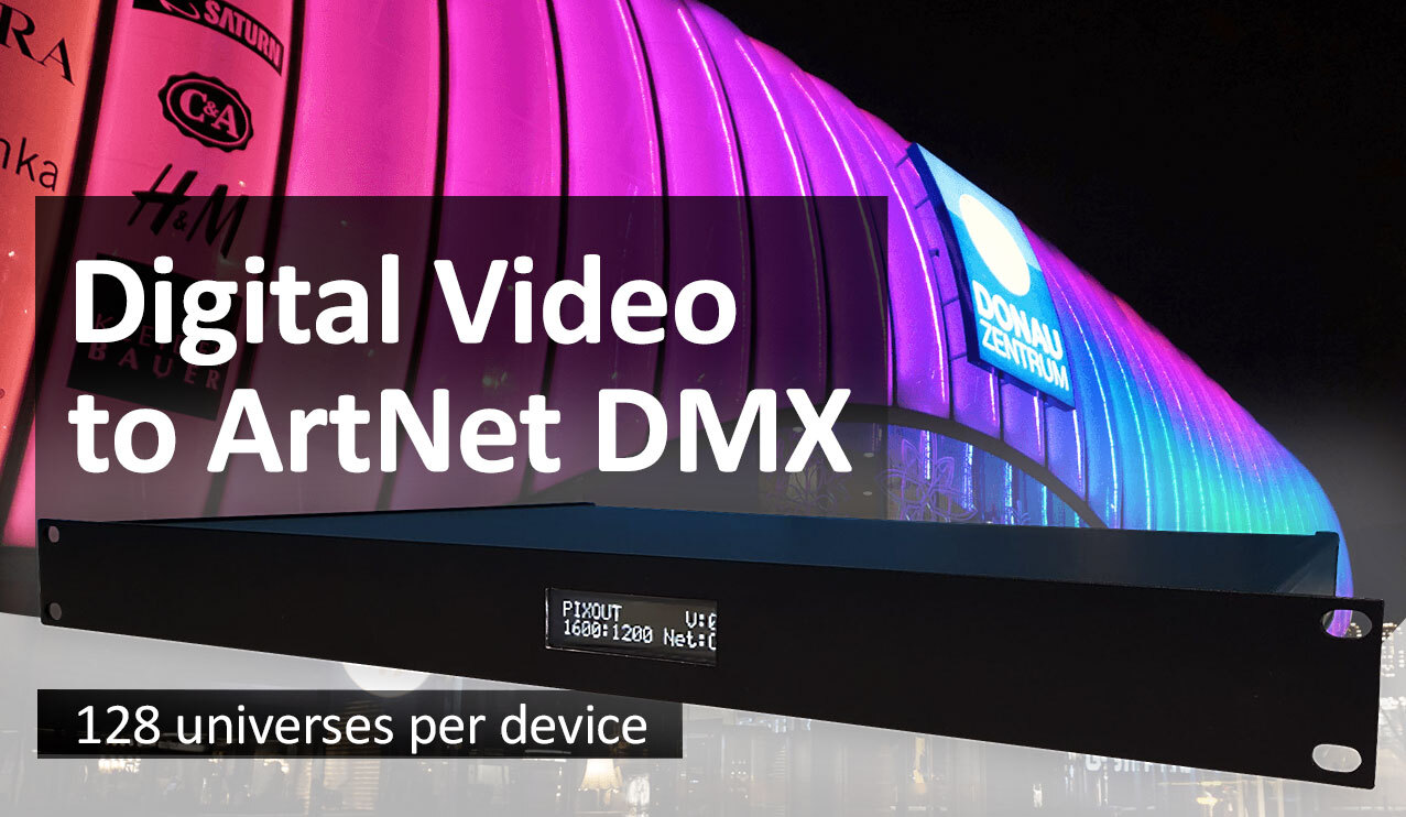 HDMI to Art-Net DMX in real time: introducing the Pixout Converter