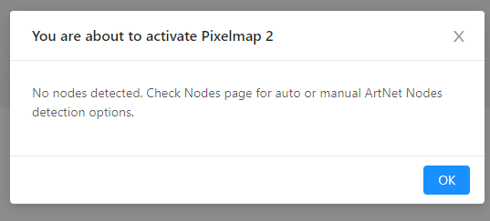 Node warning