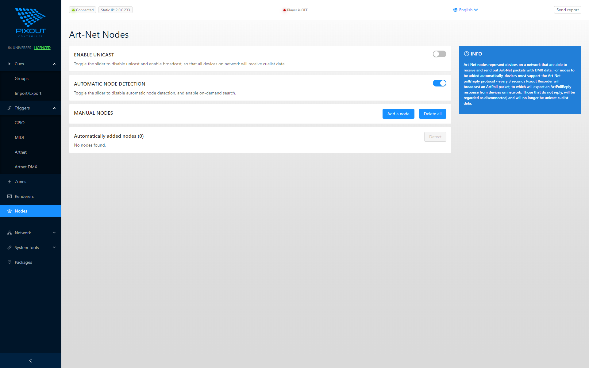 Art-Net Nodes page